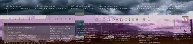 iicono, laboratorio experimental - Cartel - Otoño noise