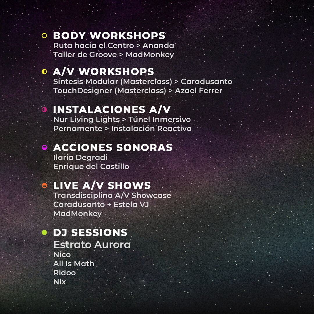 Actividades y lineup de Ex-Utero