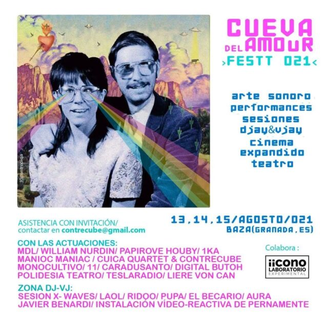 iicono, laboratorio experimental - Cartel - Cueva Fest 2021